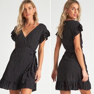 Billabong Black Wrap Dress